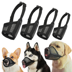 LUCKYPAW conjunto de bozales 4 piezas para muchos tamaños, uso versátil.