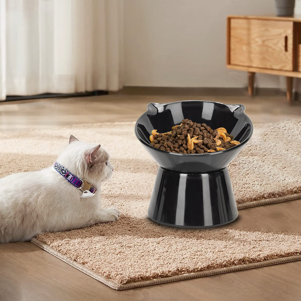 LuckyPots plato elevado para gato desmontable y fácil de guardar