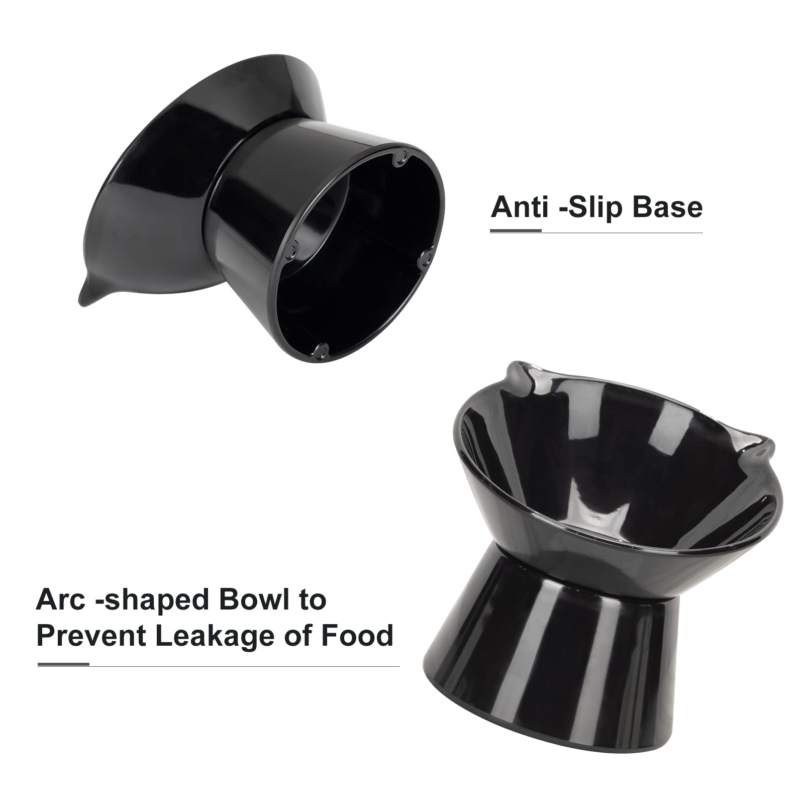 LuckyPots plato elevado para gato útil como cuenco de agua