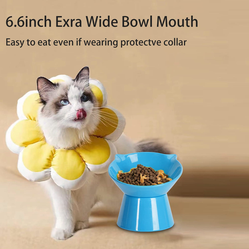LuckyPots protege la columna del gato durante la alimentación