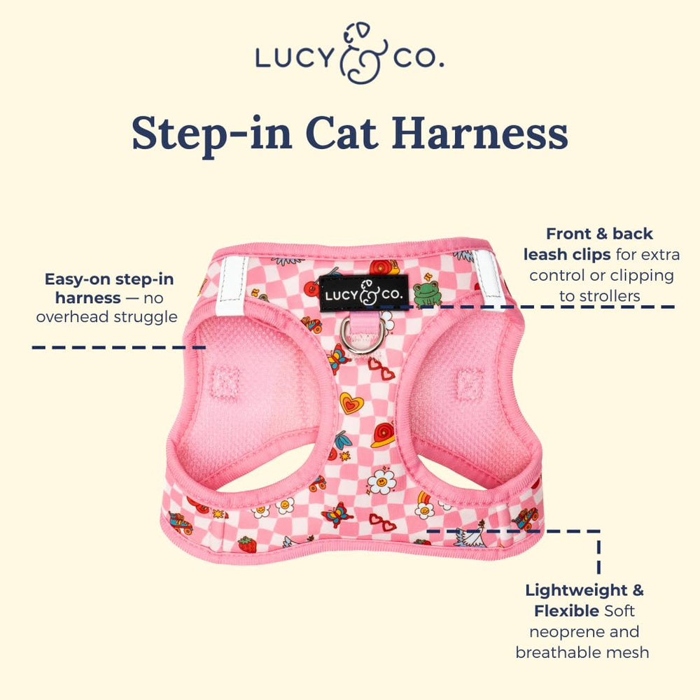 Lucy & Co. arnés ajustable de neopreno suave para un ajuste seguro