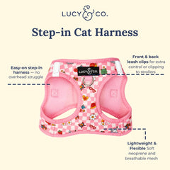 Lucy & Co. arnés ajustable de neopreno suave para un ajuste seguro