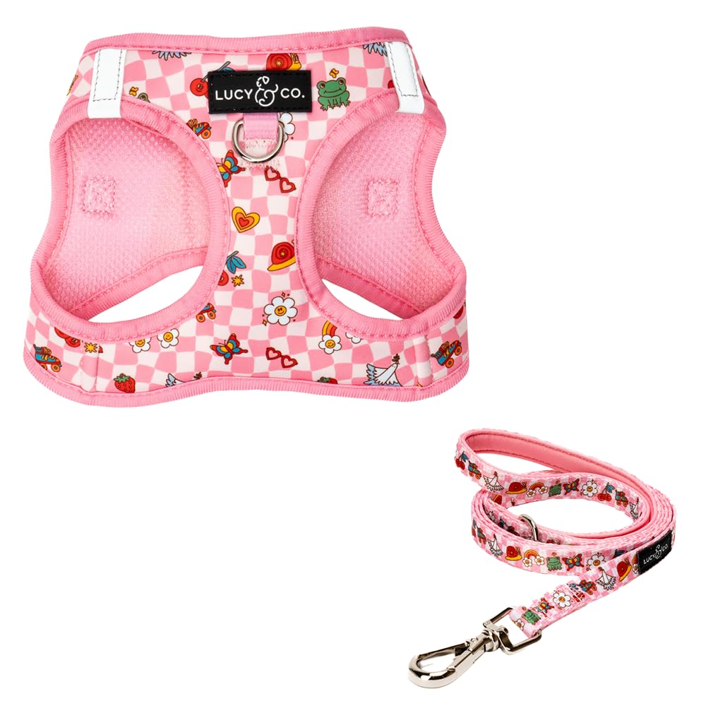 Lucy & Co. arnés paso-a-paso de gato reflectante para paseos