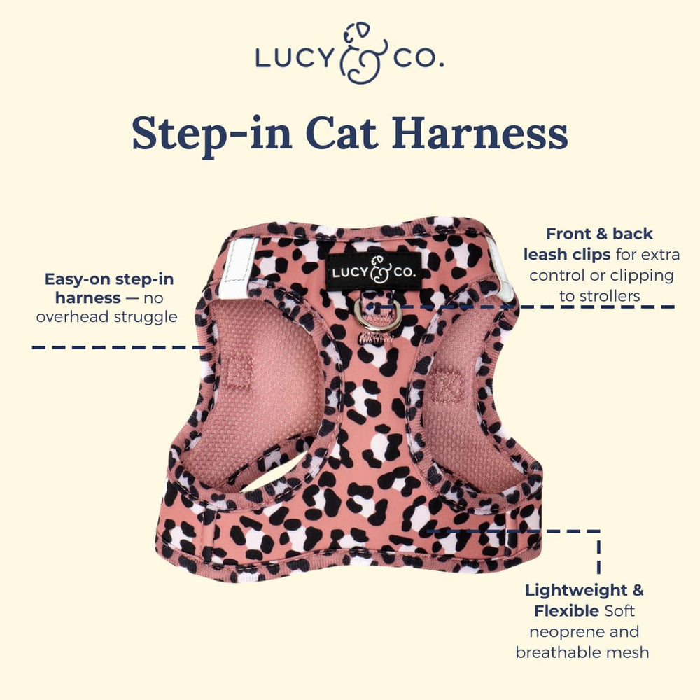 Lucy & Co. arnés ligero y transpirable, ideal para días activos.