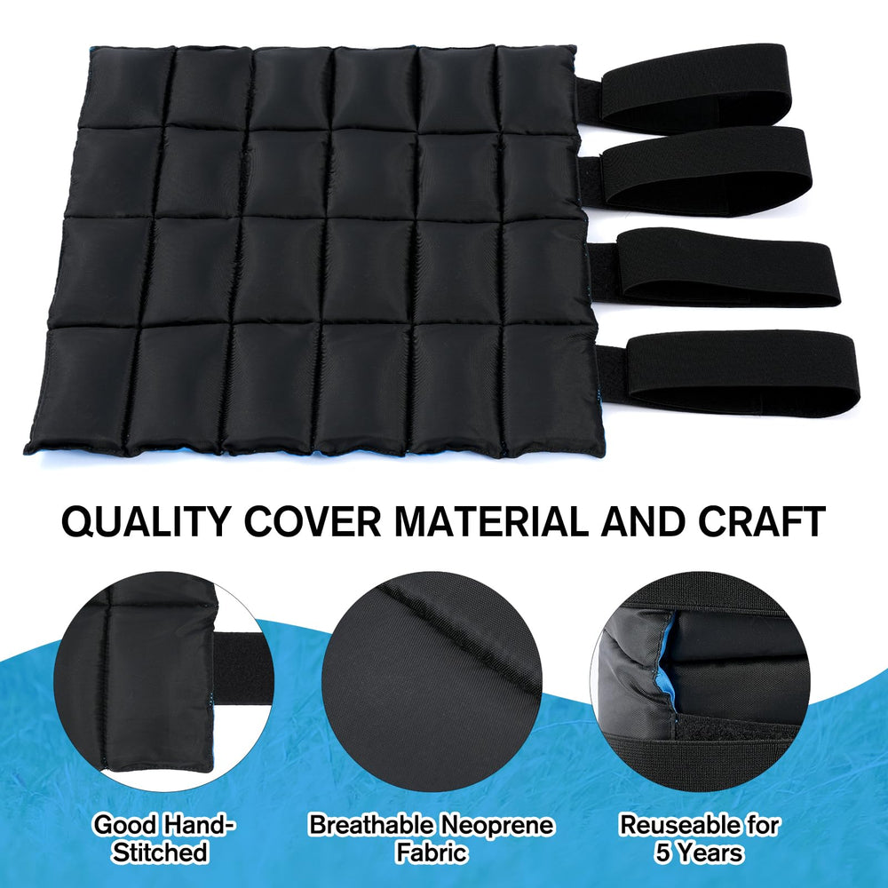 LUFFWELL diseño doble cara caliente-frío para confort tras ejercicio.