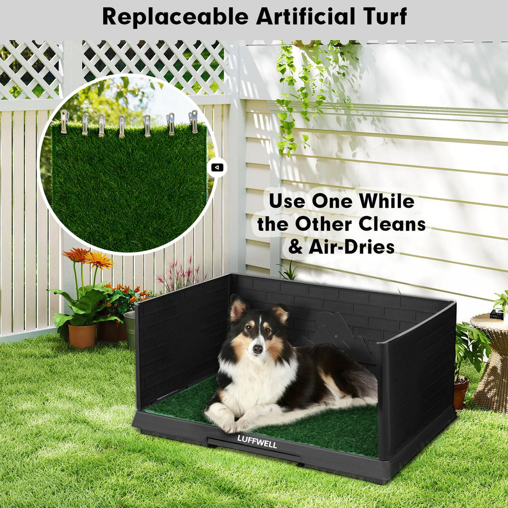 LUFFWELL pasto artificial duradero para uso prolongado y cómodo.