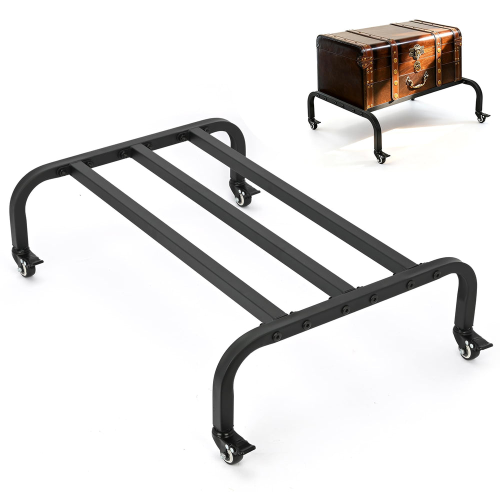Lukar Tack Trunk Stand con tubo de metal de 1 pulgada, soporte estable para caballos.