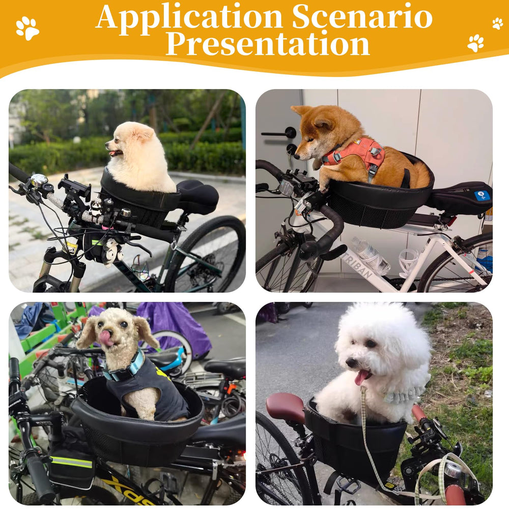 Ideal para viajar con tu mascota en la bici con seguridad.