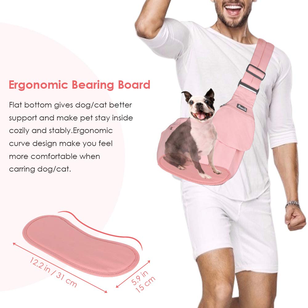 Lukovee canguro para perros con correas de hombro ajustables para máxima comodidad.