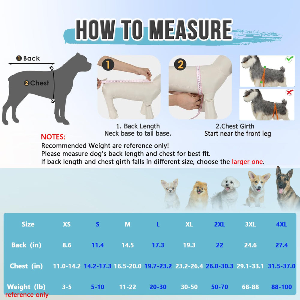 Lukovee diseño unisex para perros ofrece comodidad para hembras y machos durante la recuperación