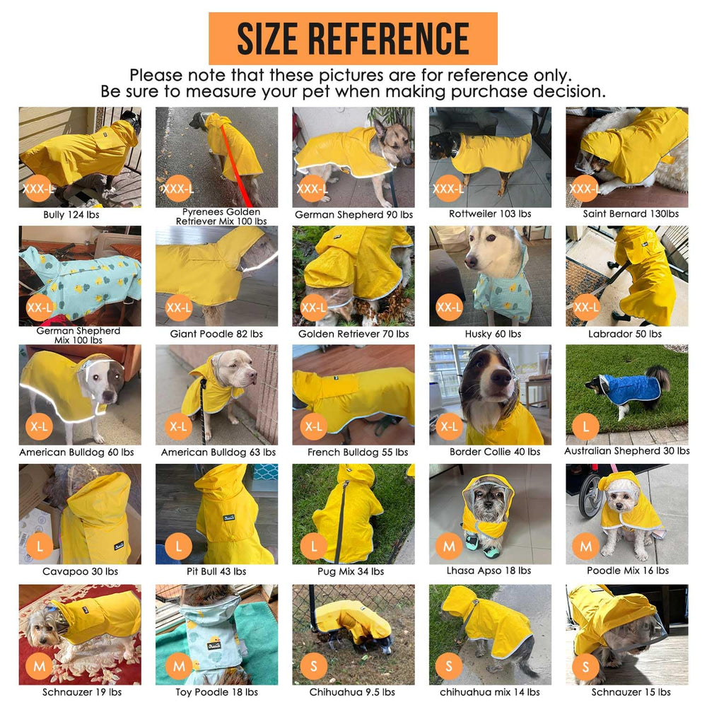 Lukovee impermeable para perros, borde reflectante, mejor visibilidad en paseos nocturnos.