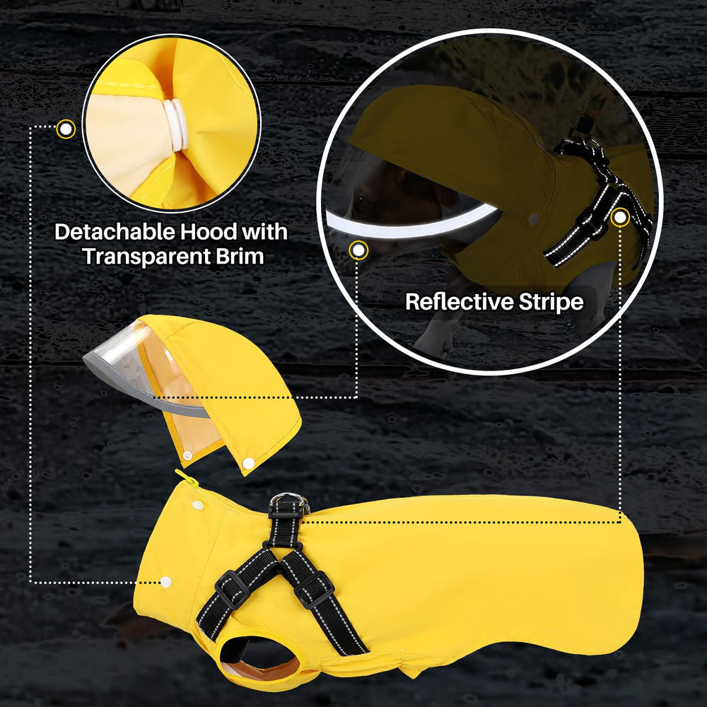 Lukovee cremallera impermeable: vestir y quitar con facilidad.
