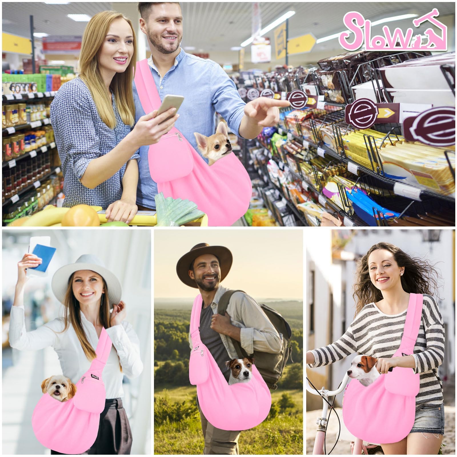 Lukovee Sling: interior suave para una sensación agradable para tu mascota.