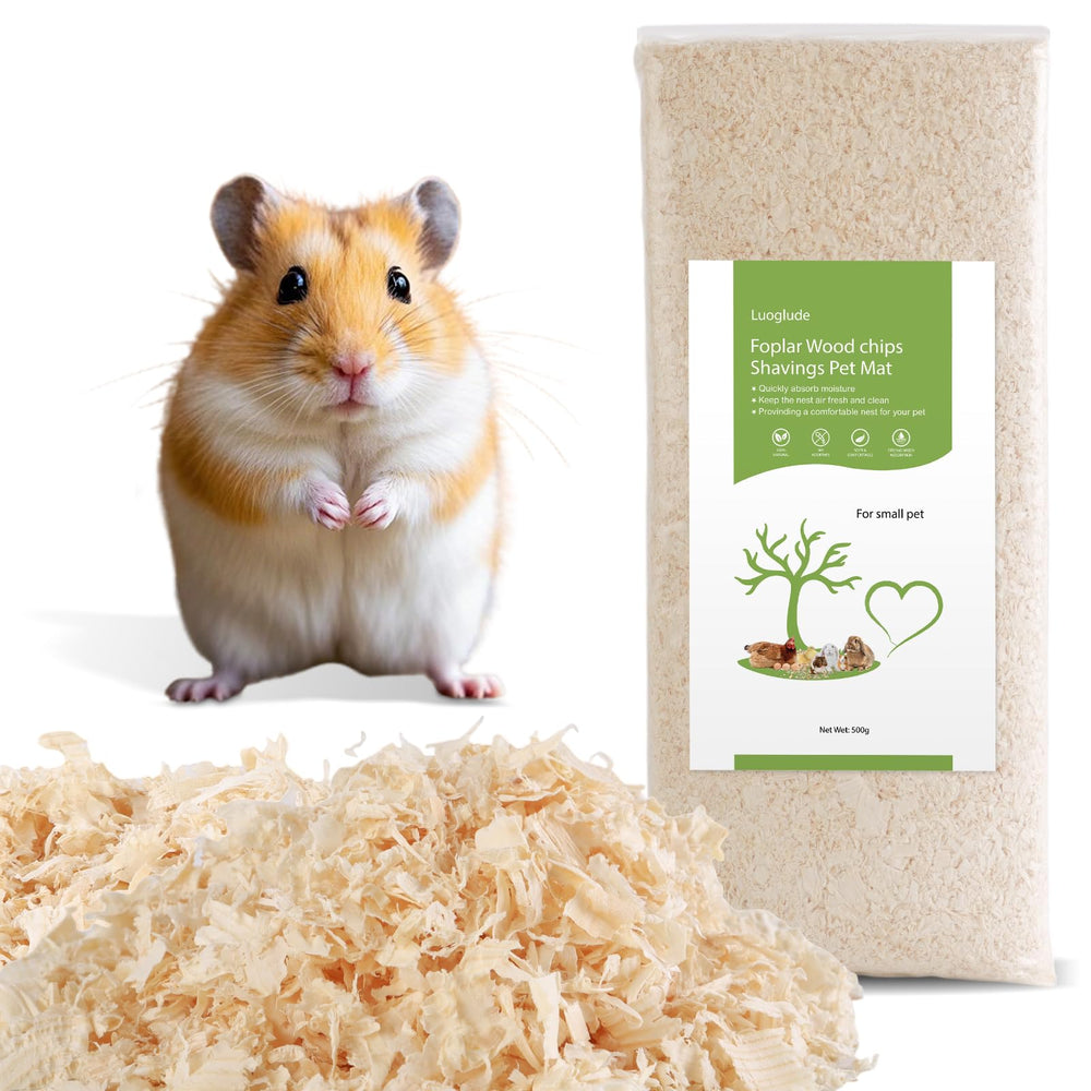 Luoglude cama para mascotas natural en empaque compacto de 18oz, lista para usar.