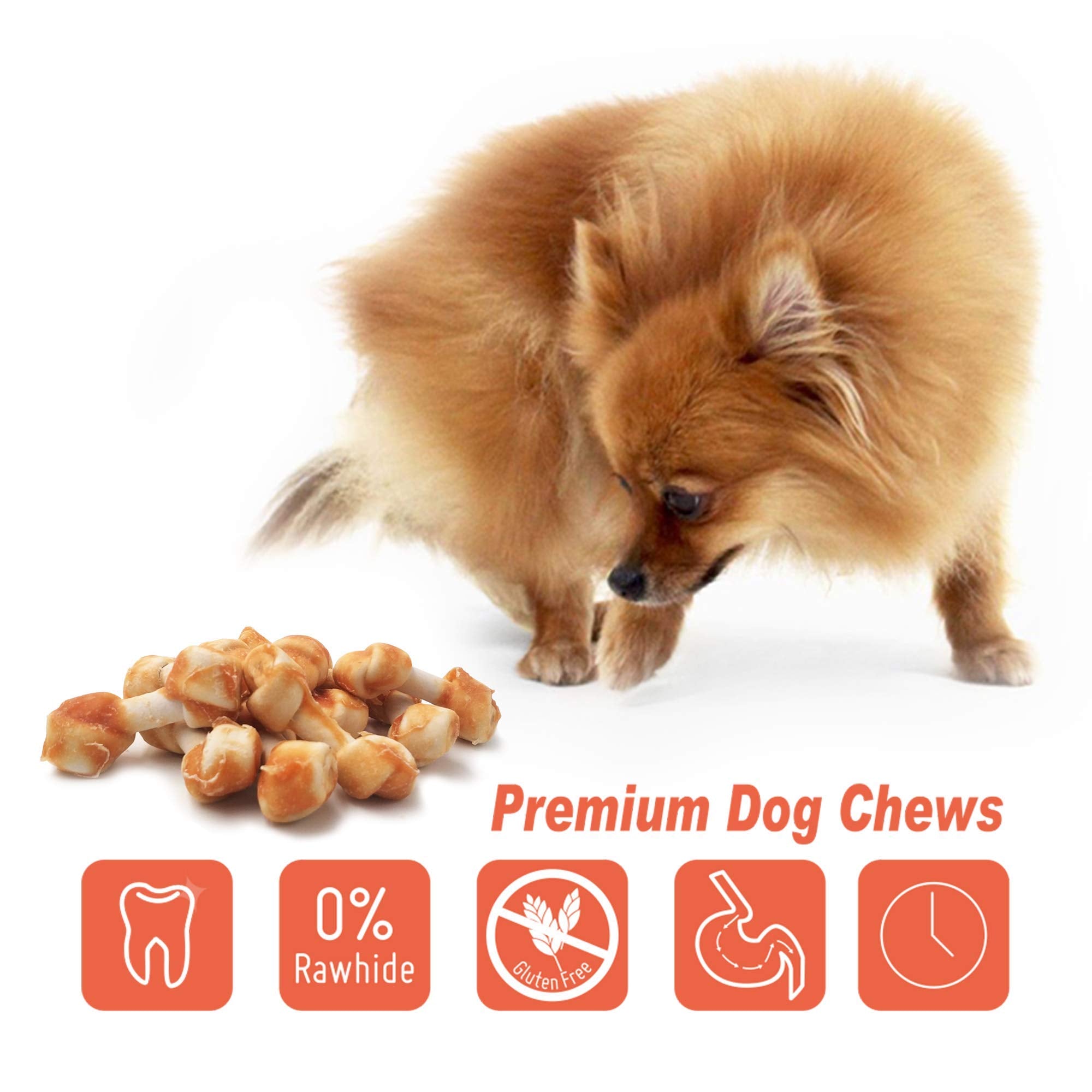 LuvChew Digestibilidad alta, huesos fáciles de masticar y descomponer.