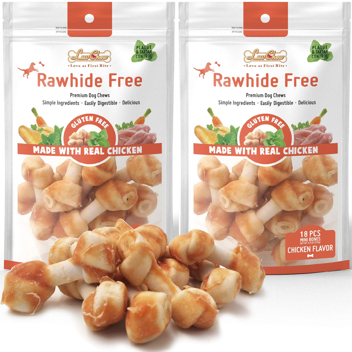 LuvChew Huesos Premium para Perro Pequeño: masticación sabrosa y segura