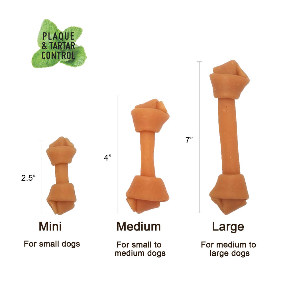 Huesos sin piel cruda de LuvChew, opción segura y digestible para perros