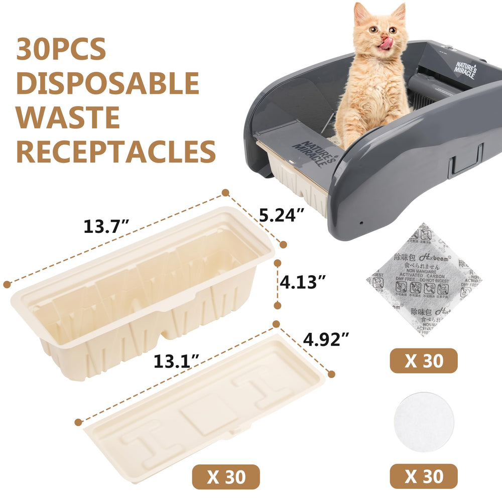 LUVCOSY: receptáculo de desecho para arenero, facilita la limpieza.
