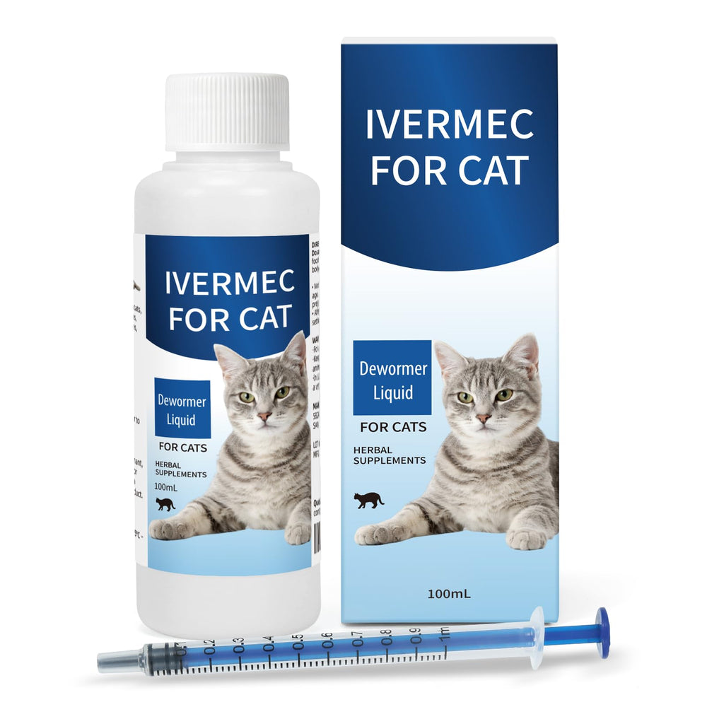 LuxeVib Desparasitante para gatos, botella-vertido: facilita dosis diaria y equilibrio digestivo