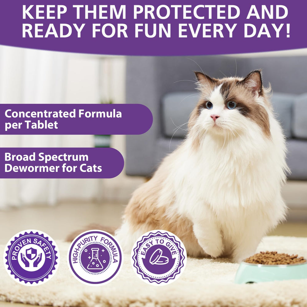 LuxeVib dosificación con tabla de dosis para gatos y gatitos.