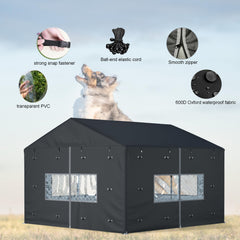 LYBOSH material 600D impermeable- protección contra lluvia