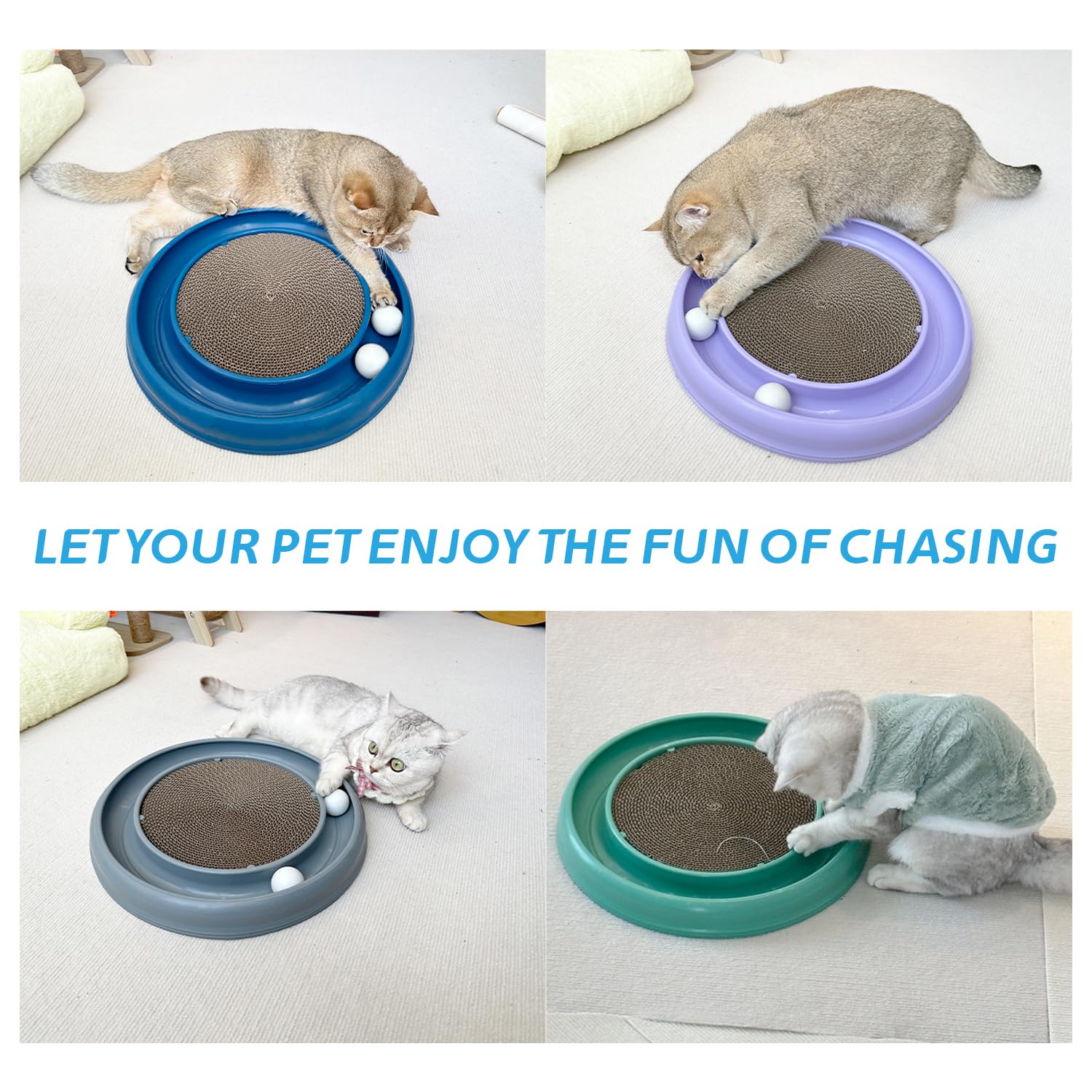 Accesorios LYCTDD, bolas de repuesto para prolongar horas de juego de tu gato.