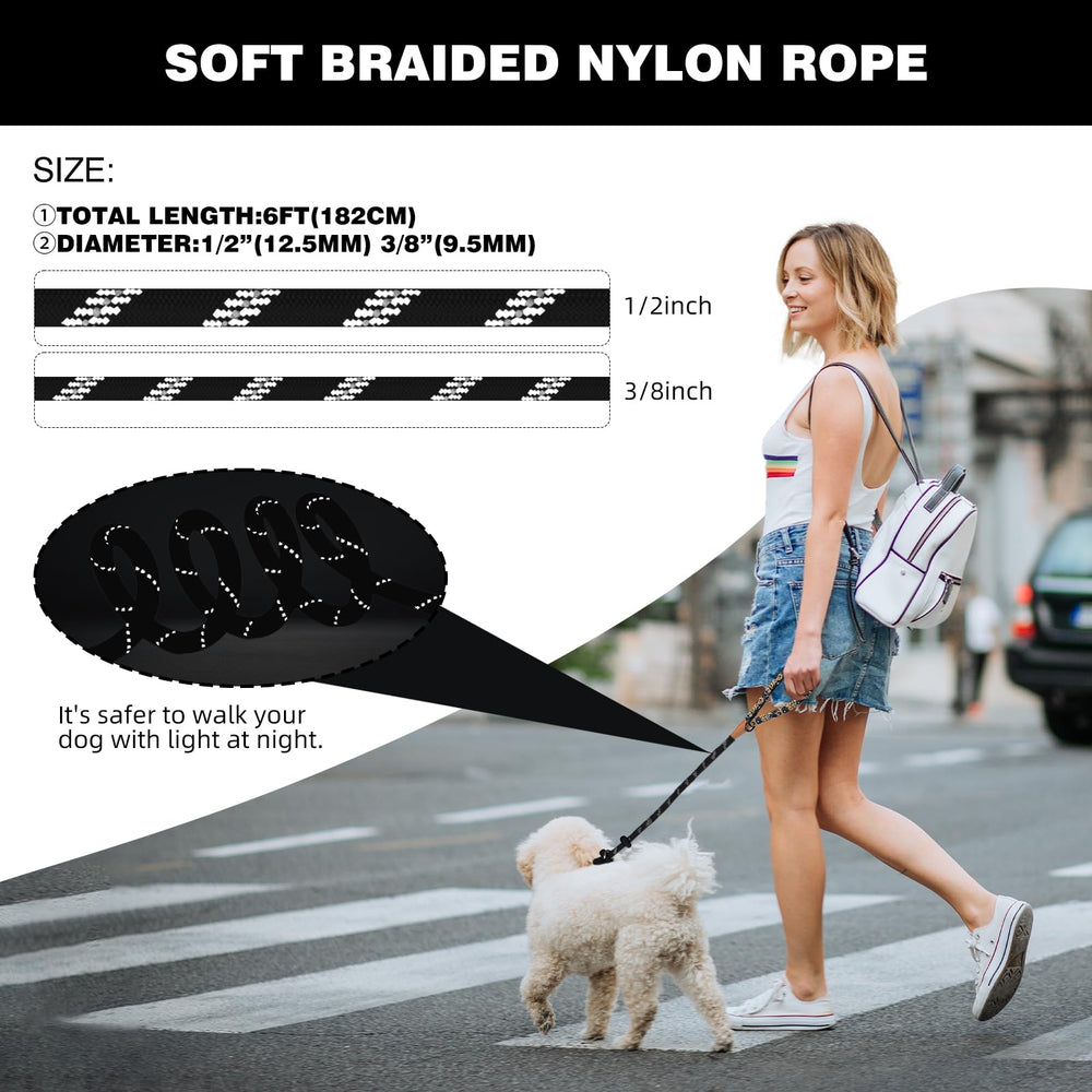 Lynxking cuerda duradera para perros, resistente a tirones diarios