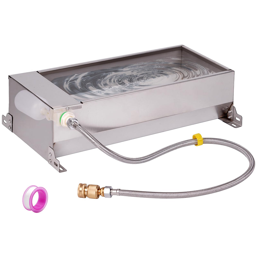 Bebedero automático LZWUNYXE en acero inoxidable, gran capacidad para exterior.