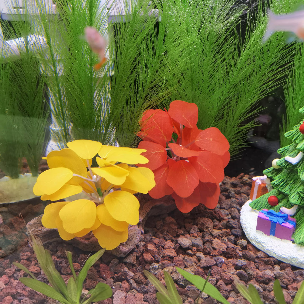M2cbridge plantas artificiales seguras para peces, sin alterar el agua.