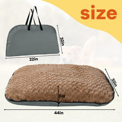 Cama para perros MABOZOO con asa de transporte, ideal para camping.