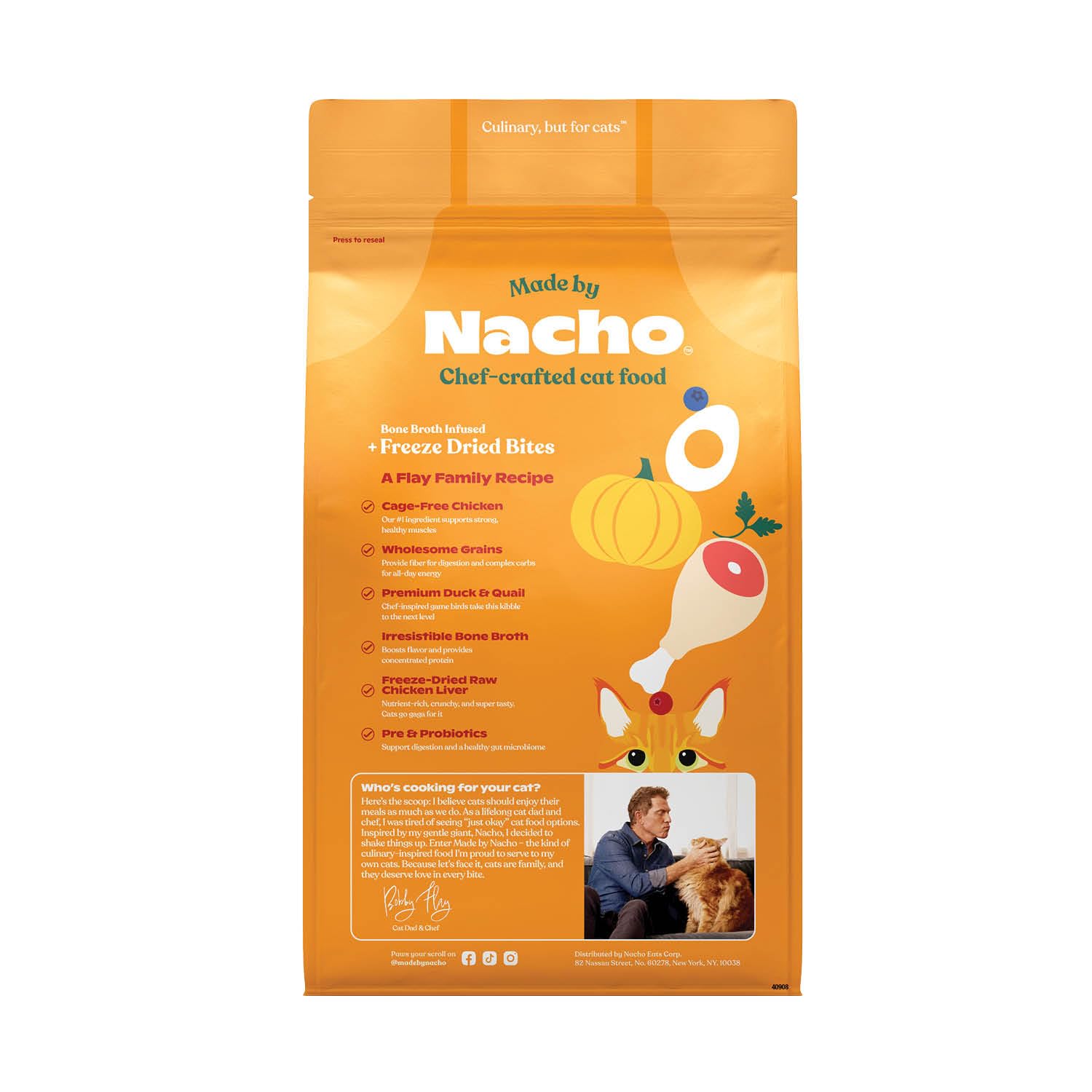 Made by Nacho hígado de pollo liofilizado, fuente proteica para músculos y sabor.