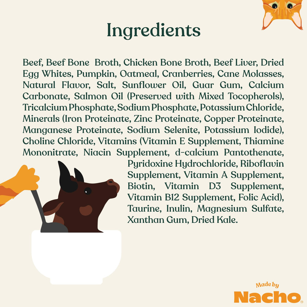 Made by Nacho: sin rellenos como maíz, trigo o soja