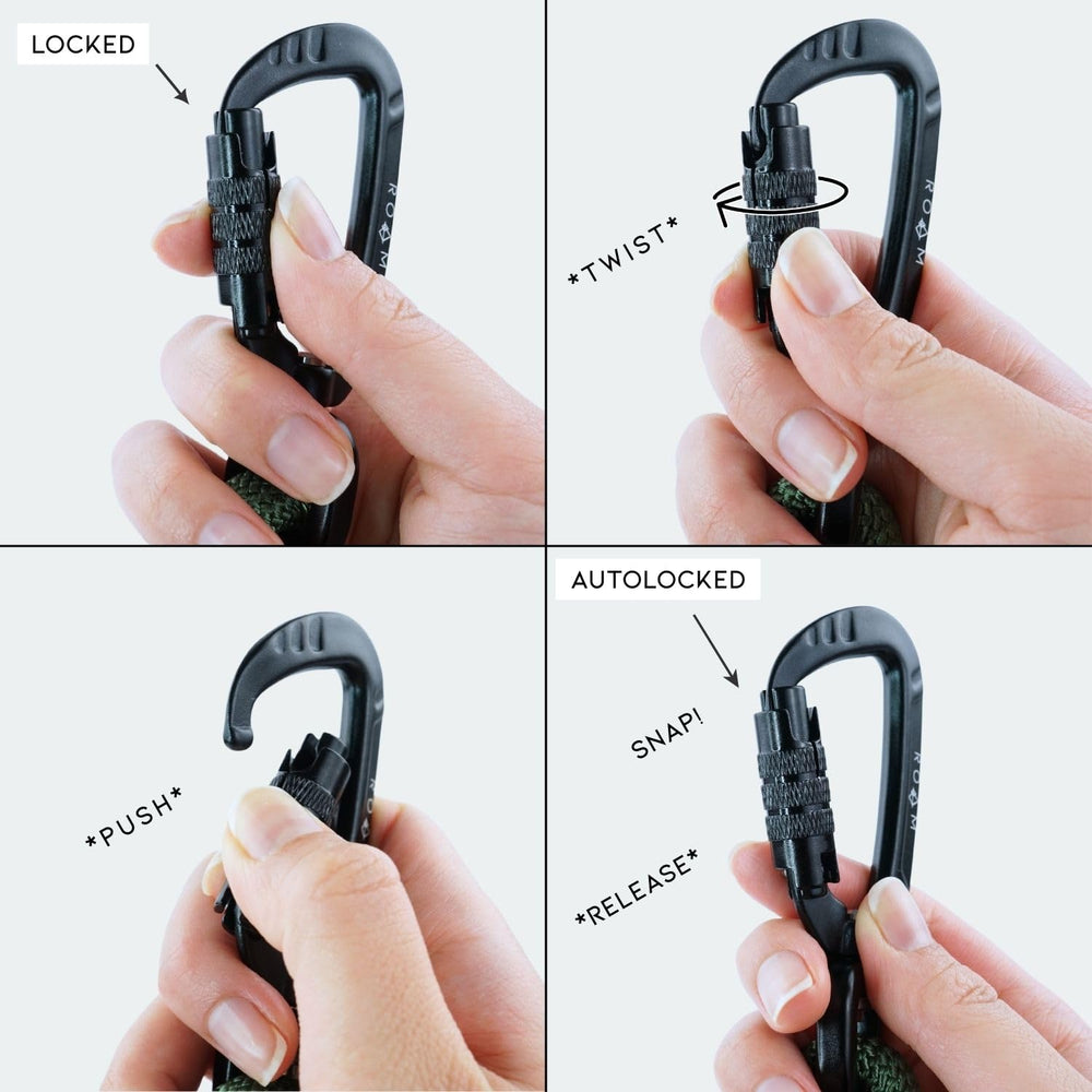 MADE TO ROAM Explorer Leash diseño minimalista y negro para estilo práctico.