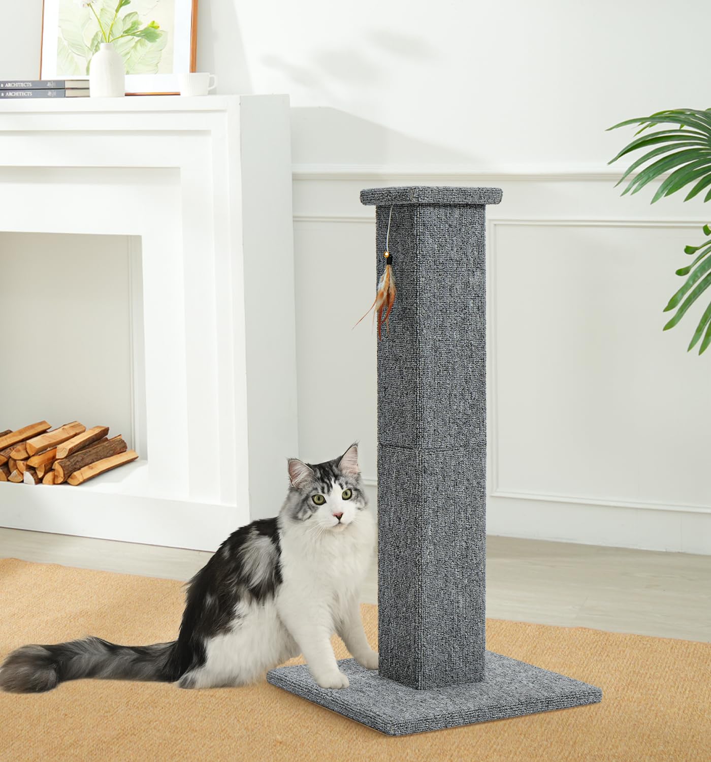 Made4Pets acabado gris elegante, se integra con la decoración del salón.