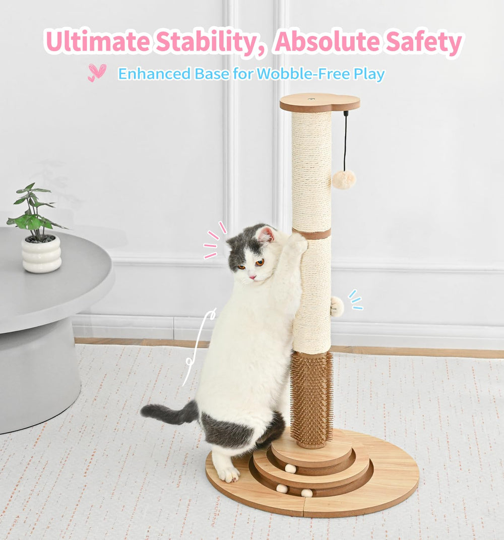 Made4Pets base firme antideslizante mantiene la estructura estable durante juego.