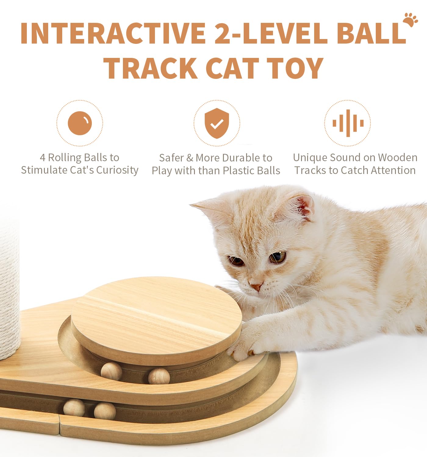 MADE4PETS base-pie-durable garantiza estabilidad durante sesiones de juego