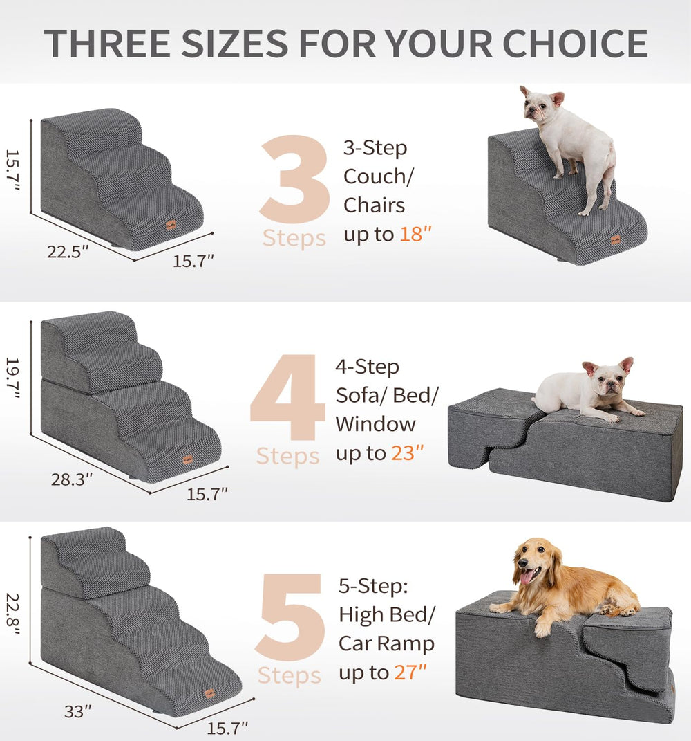 Made4Pets escaleras para cama y sofá facilitan el acceso a muebles