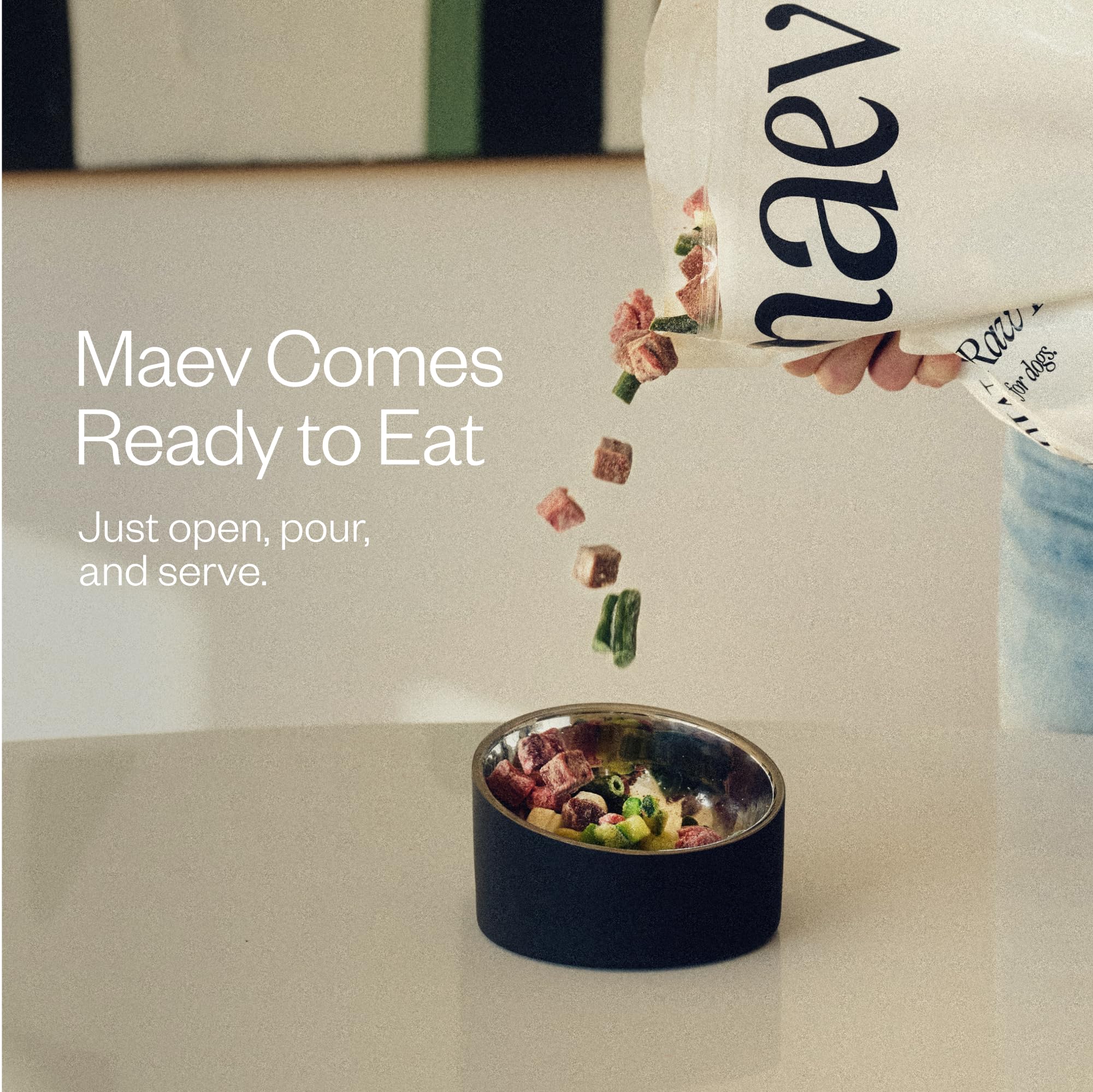 Maev presentación de cinco libras para perros.