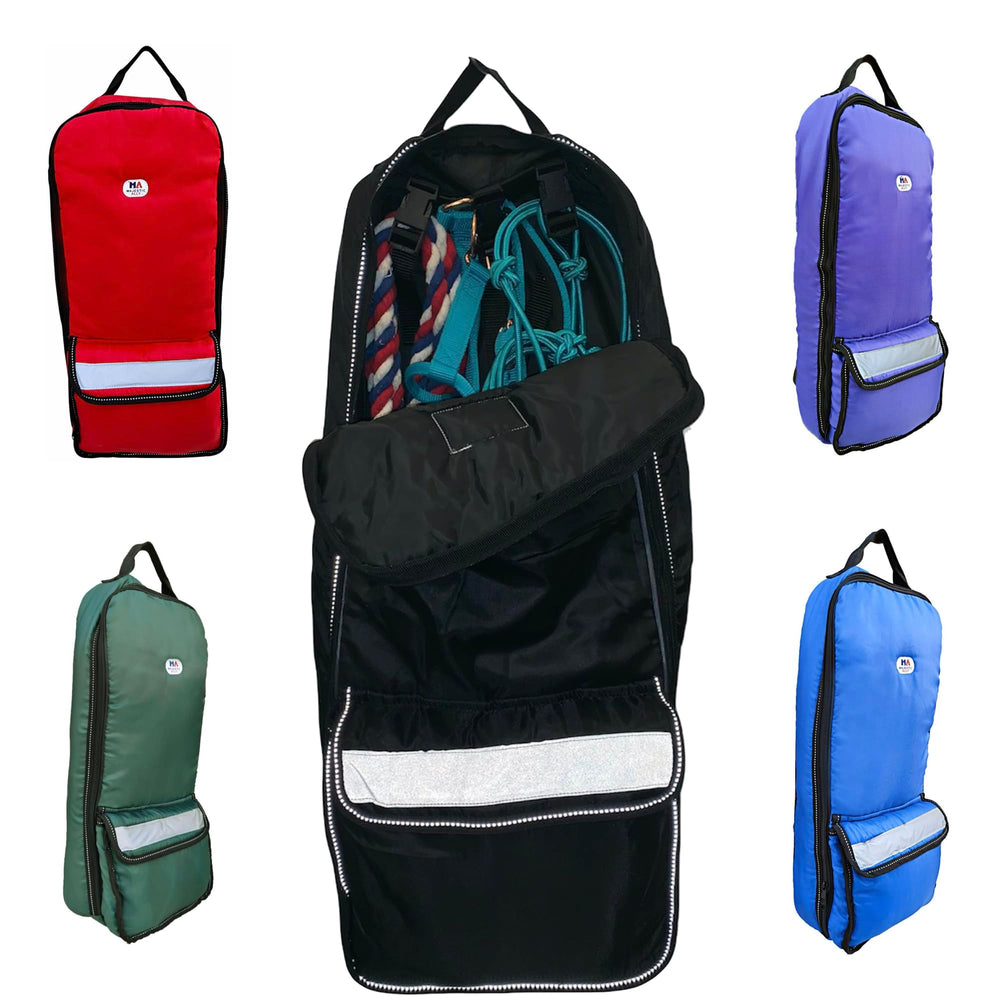 Majestic Ally bolsa para cabestro y brida impermeable, protege el equipo durante el transporte.
