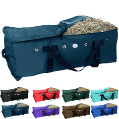 Majestic Ally bolsa de heno 1200D, vista frontal, ideal para almacenamiento seguro y transporte fácil.