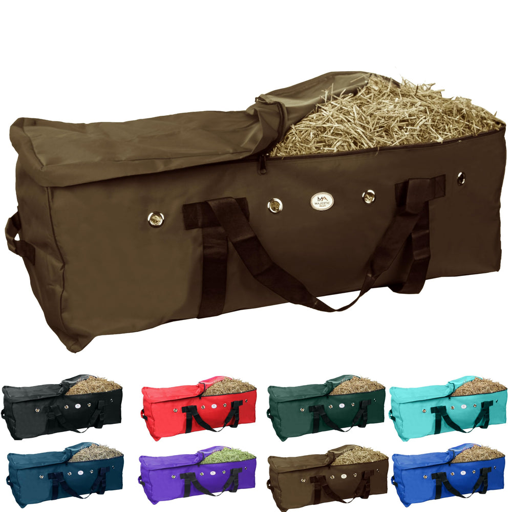 Majestic Ally bolsa heno nylon 1200D grande 44x20x16 para almacenamiento seguro