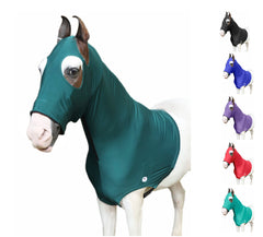 Majestic Ally capucha para caballo con cierre-frontal, ajuste fácil y cómodo.