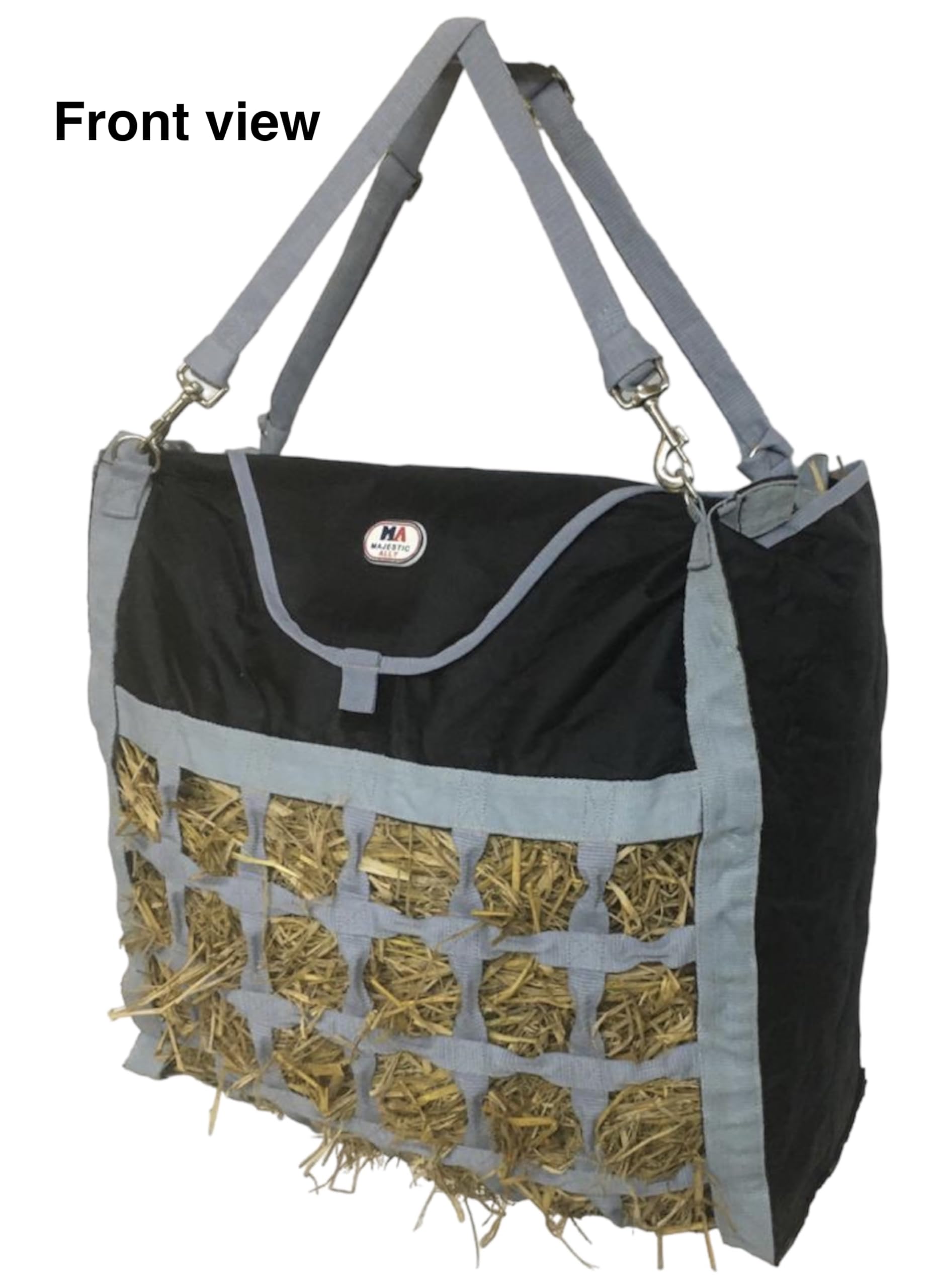 Majestic Ally correas ajustables con argollas: ajuste estable y seguro.