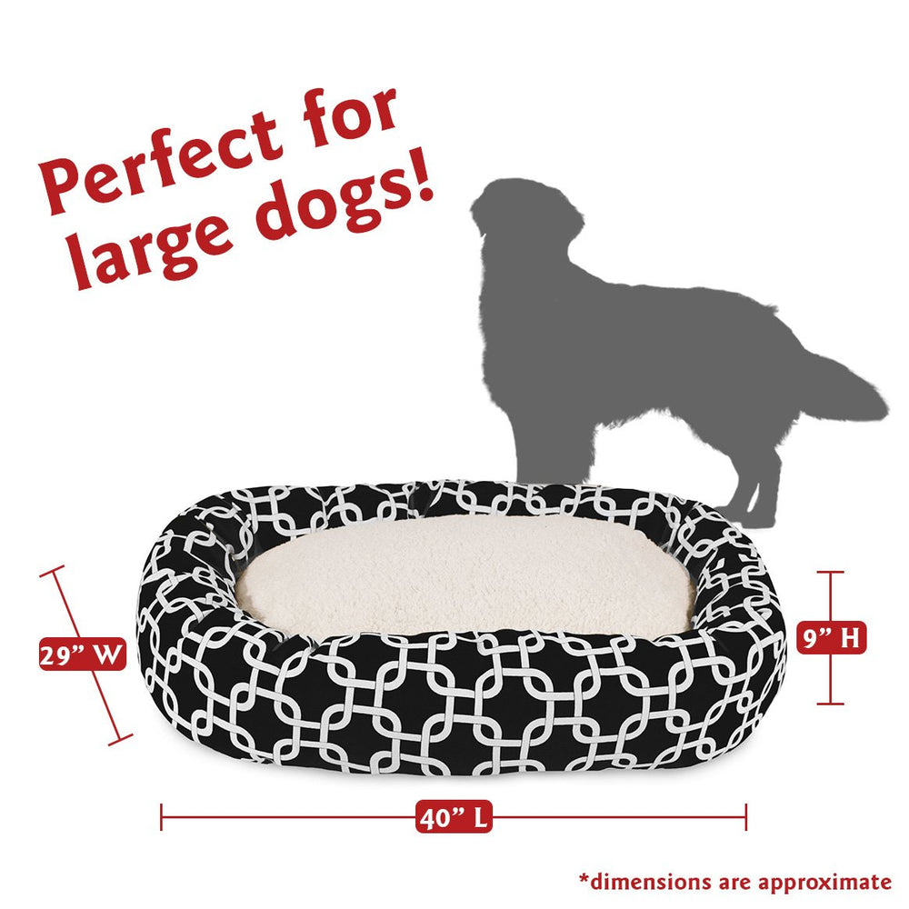 Cama donut Majestic Pet lavable, fácil de limpiar y mantener