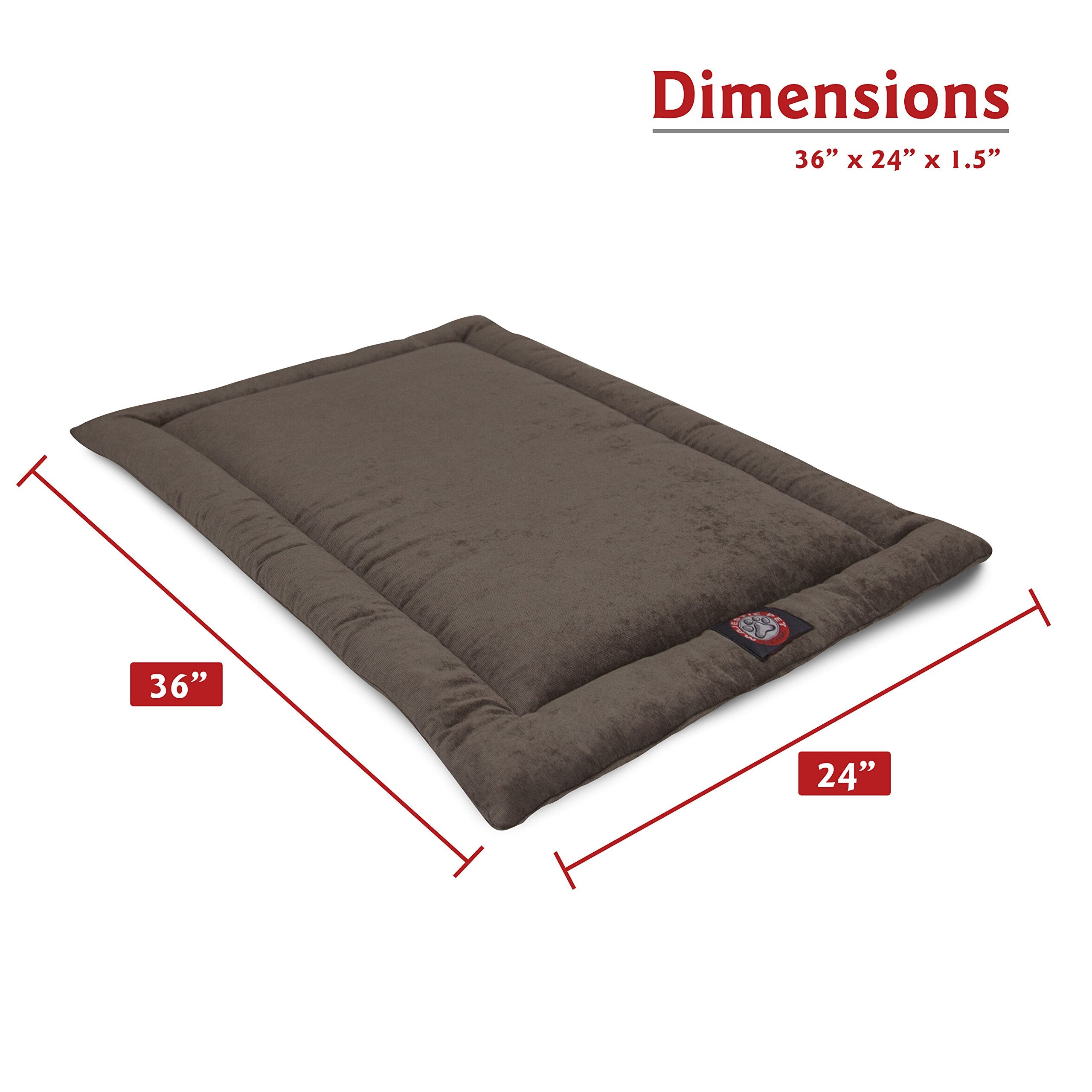 Cama Majestic Pet para jaula perro 36 pulgadas gris tormenta.