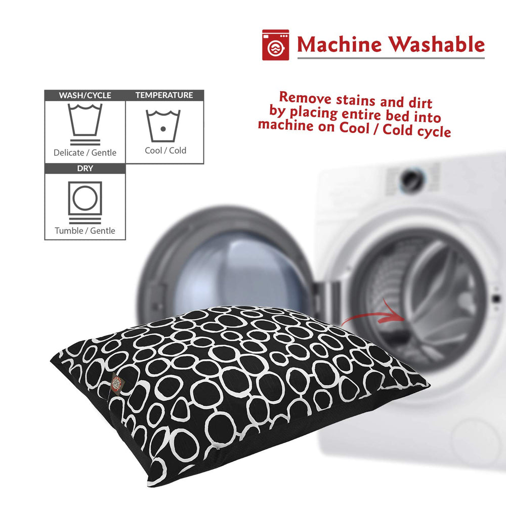 Majestic Pet cama lavable a máquina facilita limpieza rápida.