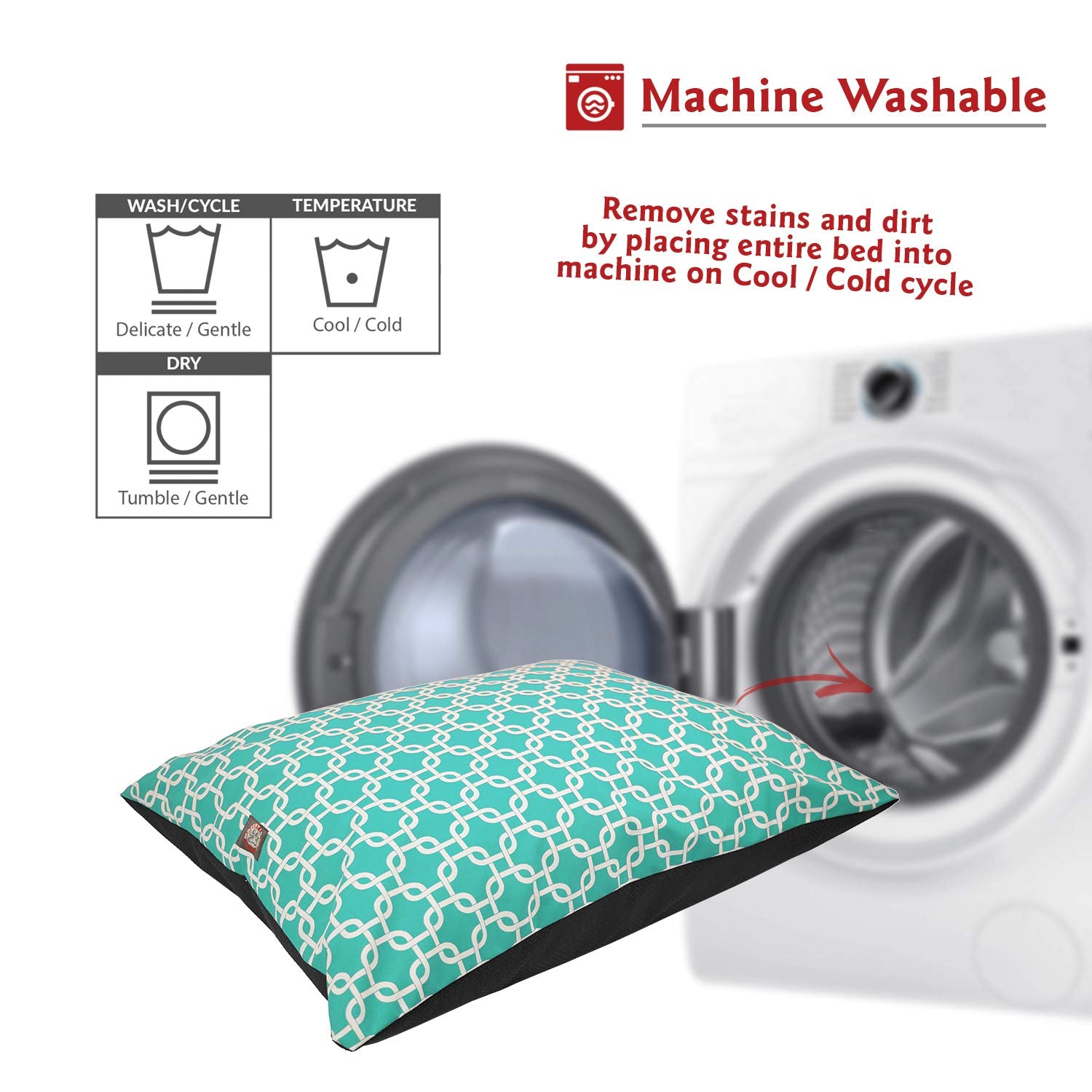 Majestic Pet durabilidad-lavable, tela resistente y limpieza rápida