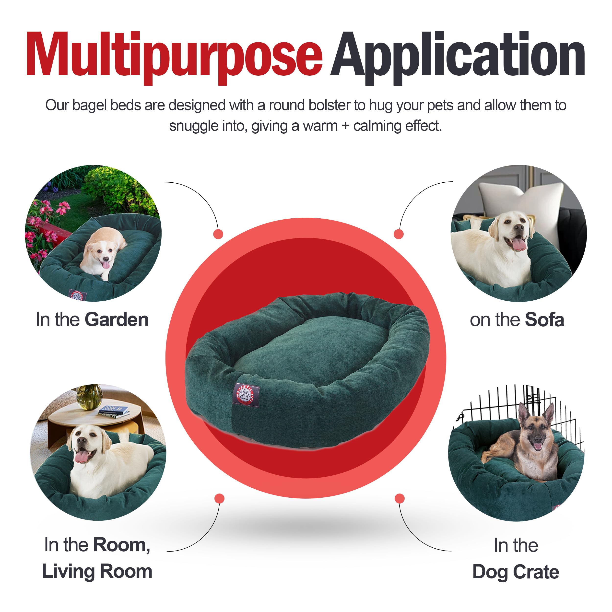Majestic Pet base impermeable que protege el suelo y facilita la limpieza.