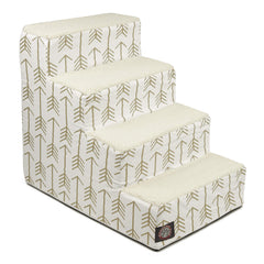 Majestic Pet escaleras 4 pasos con sherpa suave, ideal para subir a la cama