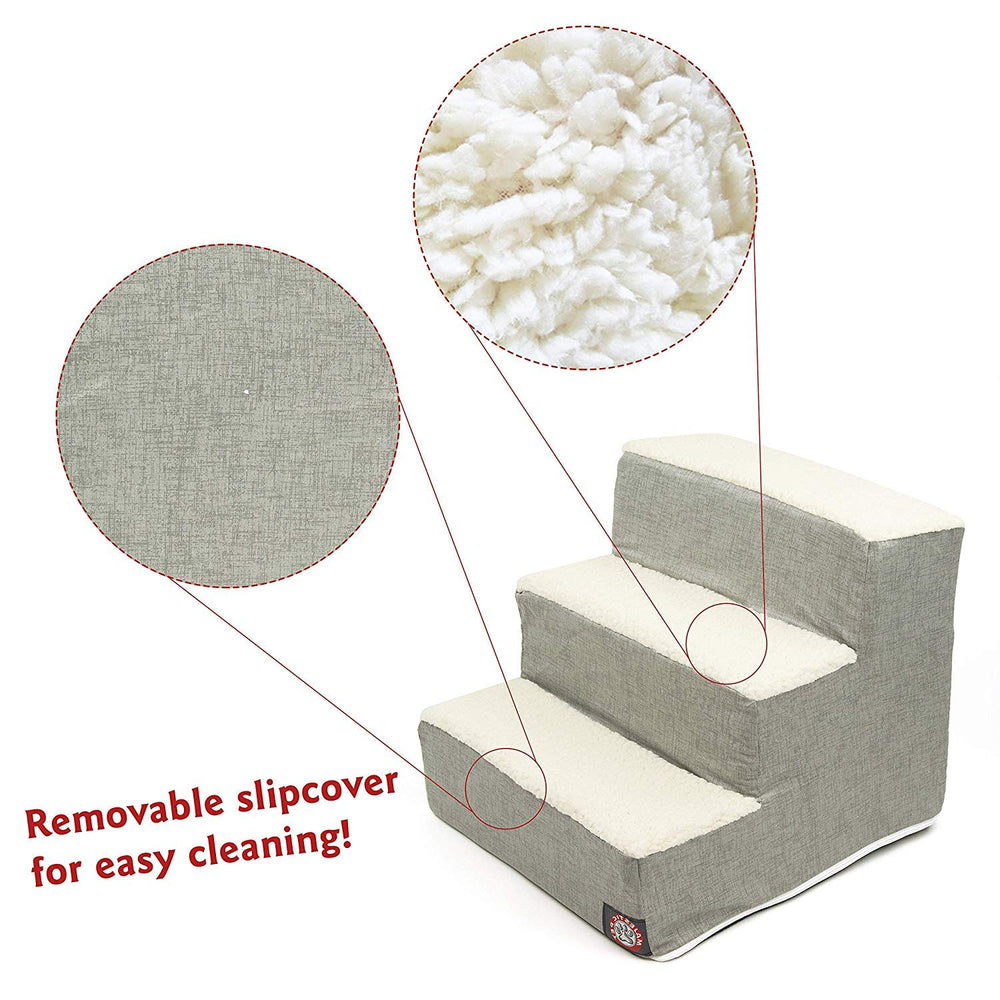 Majestic Pet escalones para cama alta, reduce el riesgo de lesiones.